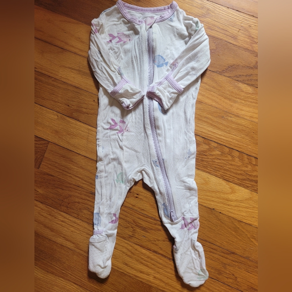 Bamboo Little Zippered Footie